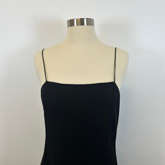 ZARA New Limited Edition LONG CONTRAST BLACK Dress Women’s Size M - Picture 11 of 12